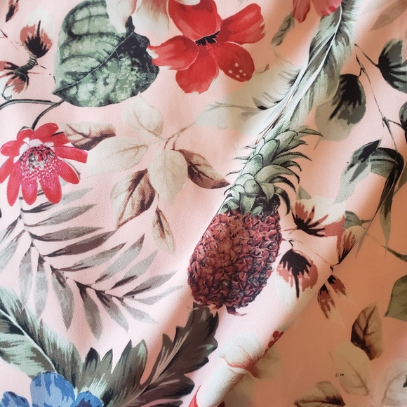 Minkpink floral maxi skirt XS pink beach - Picture 2 of 3